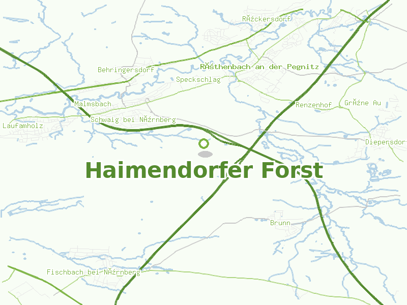 Karte von Haimendorfer Forst
