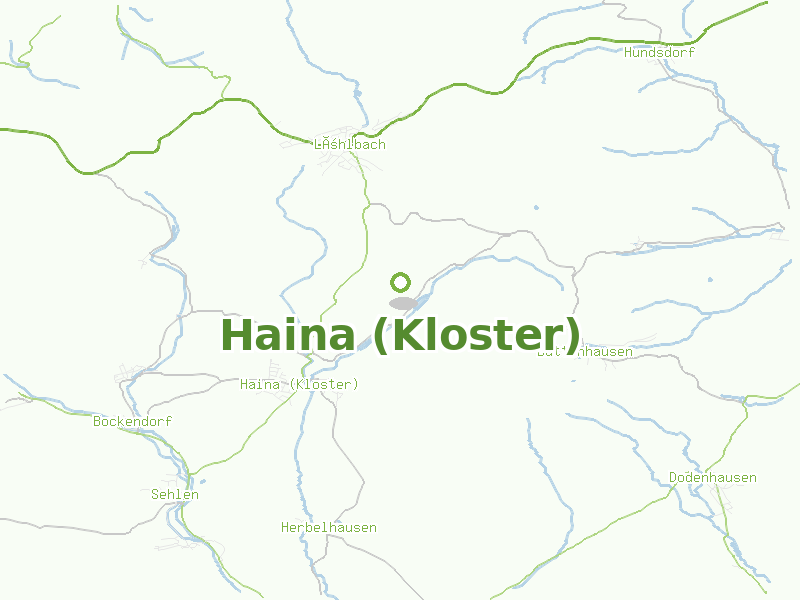 Karte von Haina (Kloster)