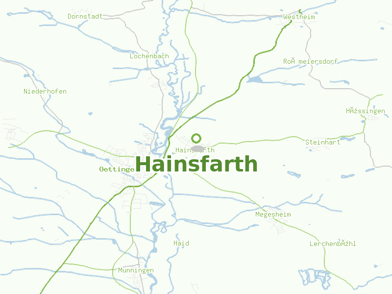 Karte von Hainsfarth