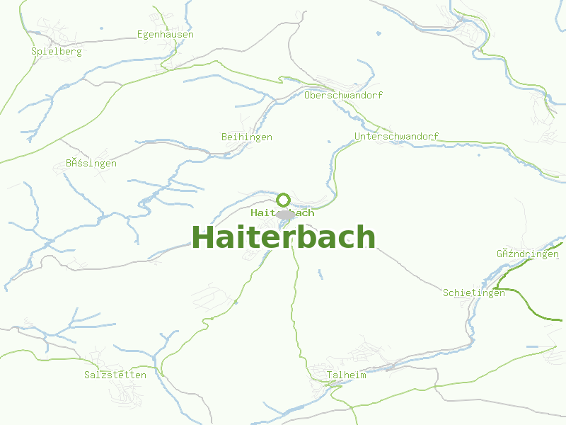 Karte von Haiterbach