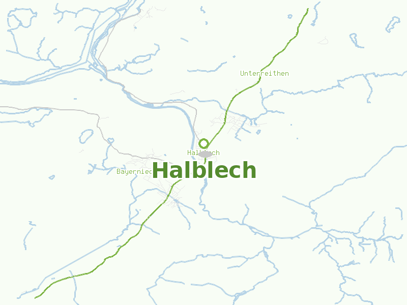 Karte von Halblech