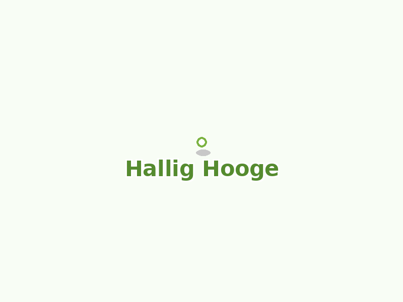 Karte von Hallig Hooge