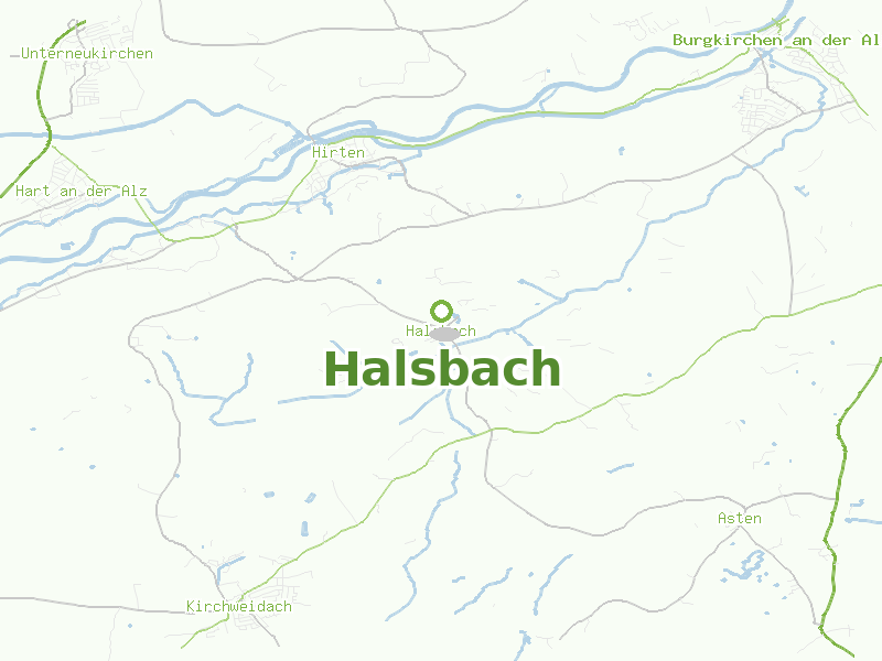 Karte von Halsbach