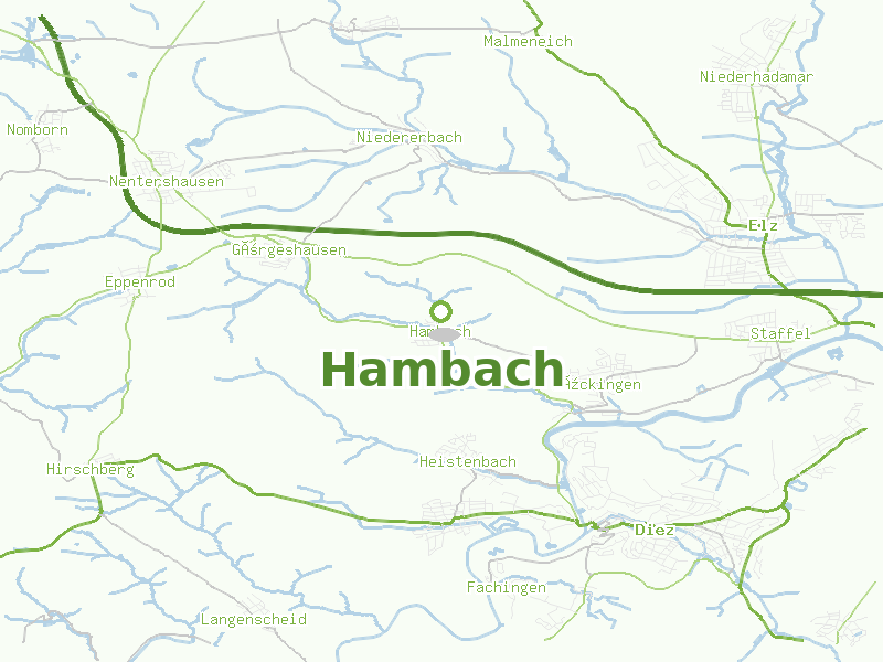 Karte von Hambach