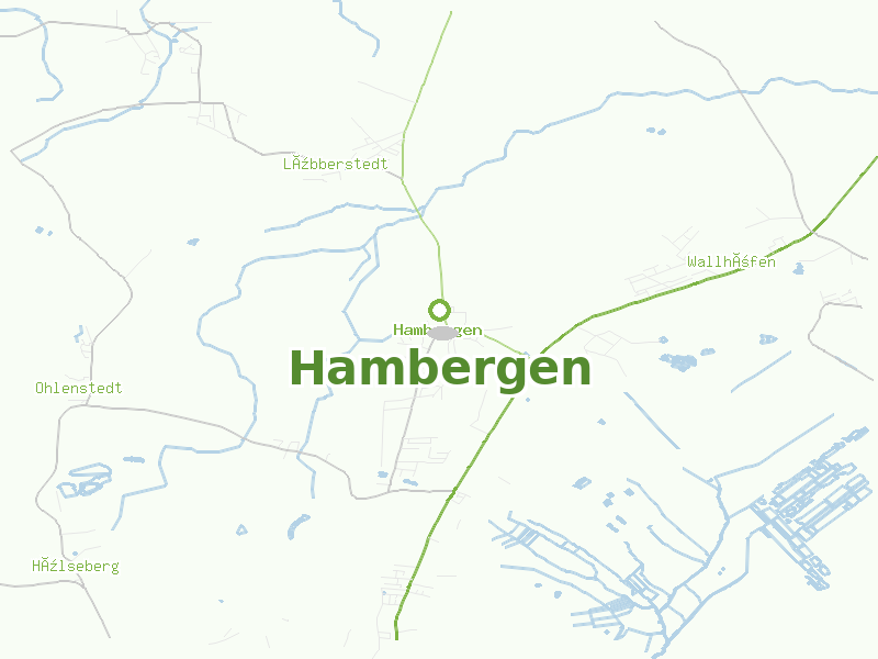 Karte von Hambergen