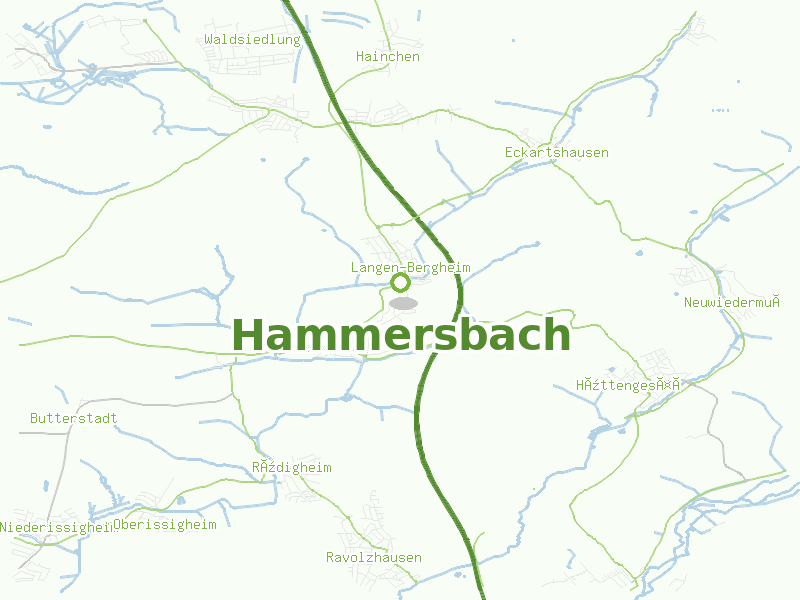 Karte von Hammersbach