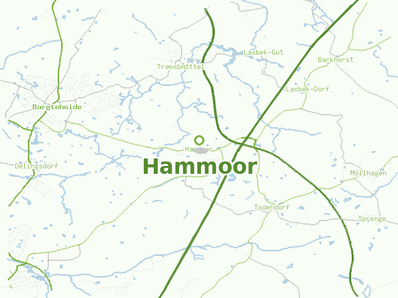 Karte von Hammoor