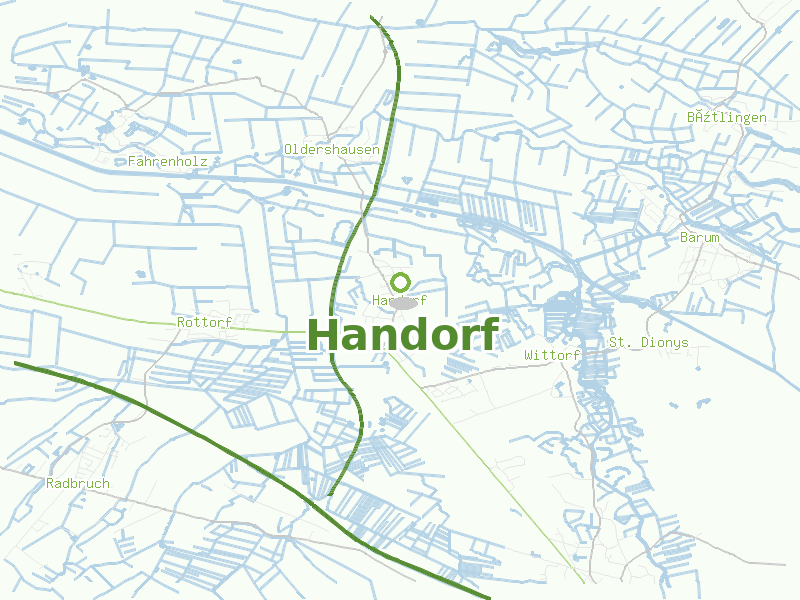Karte von Handorf