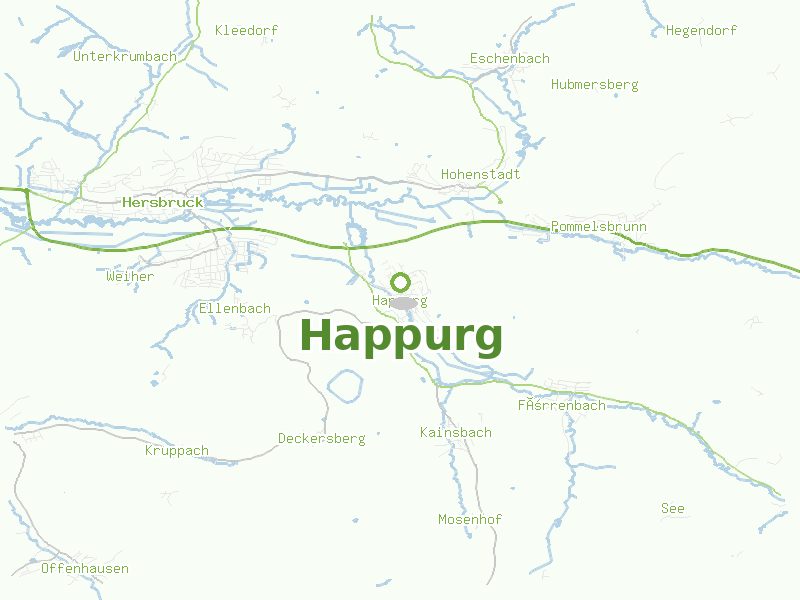 Karte von Happurg