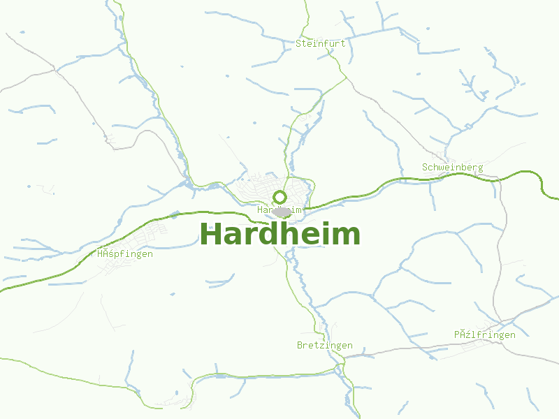 Karte von Hardheim