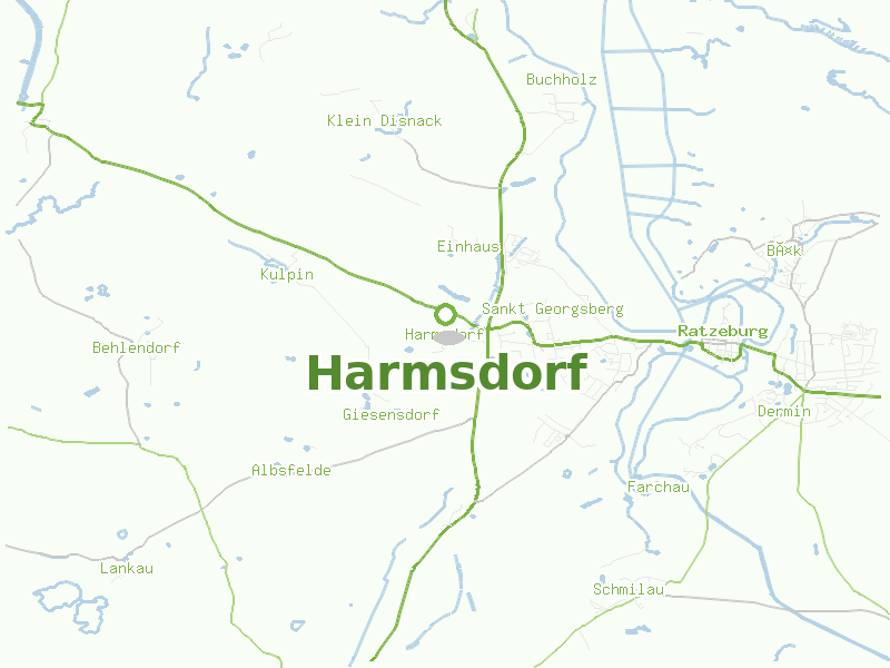 Karte von Harmsdorf