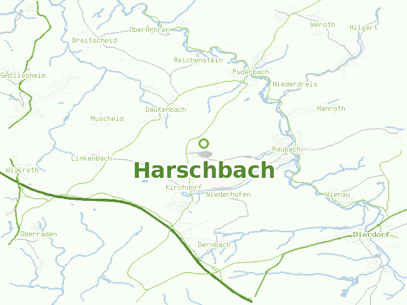 Karte von Harschbach
