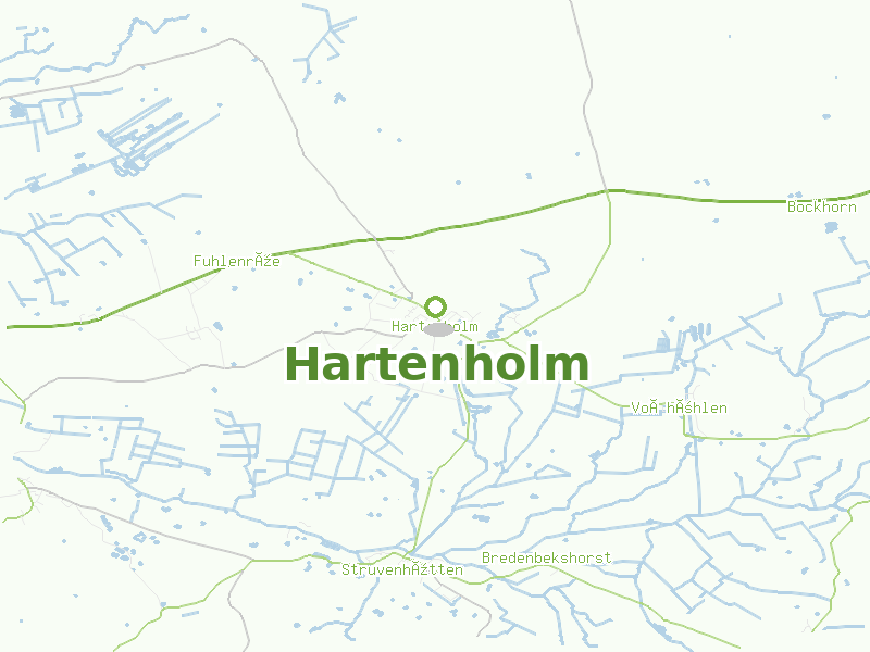 Karte von Hartenholm
