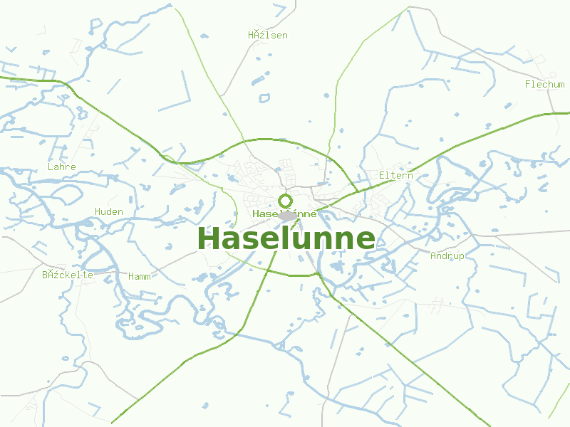 Karte von Haselunne