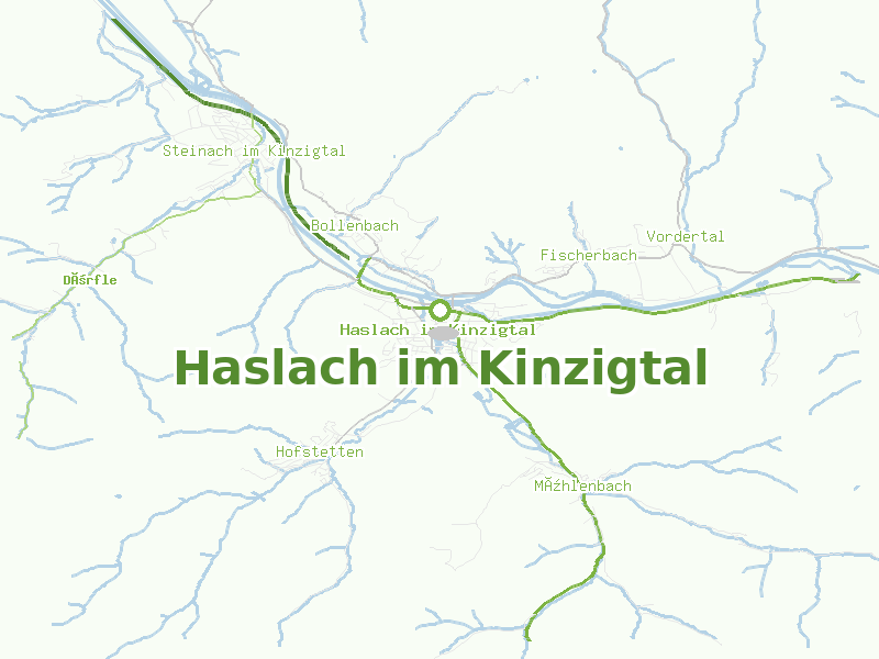 Karte von Haslach im Kinzigtal