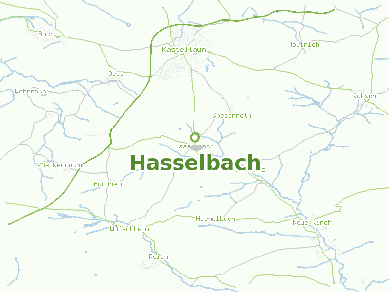 Karte von Hasselbach