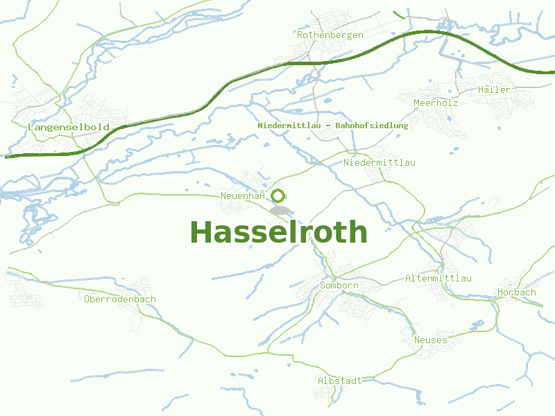 Karte von Hasselroth