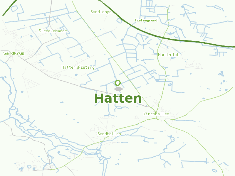Karte von Hatten