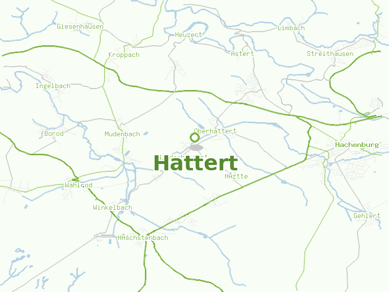 Karte von Hattert
