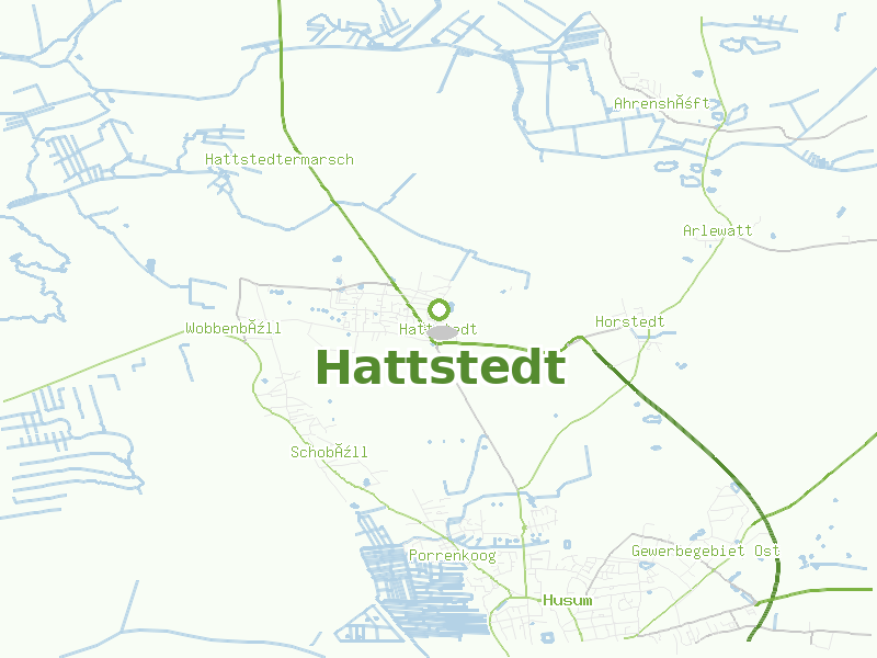 Karte von Hattstedt