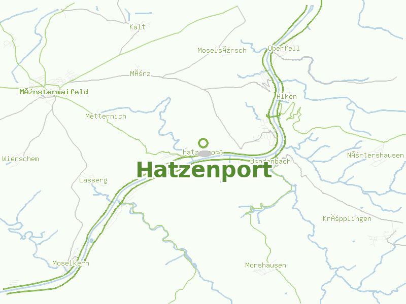 Karte von Hatzenport