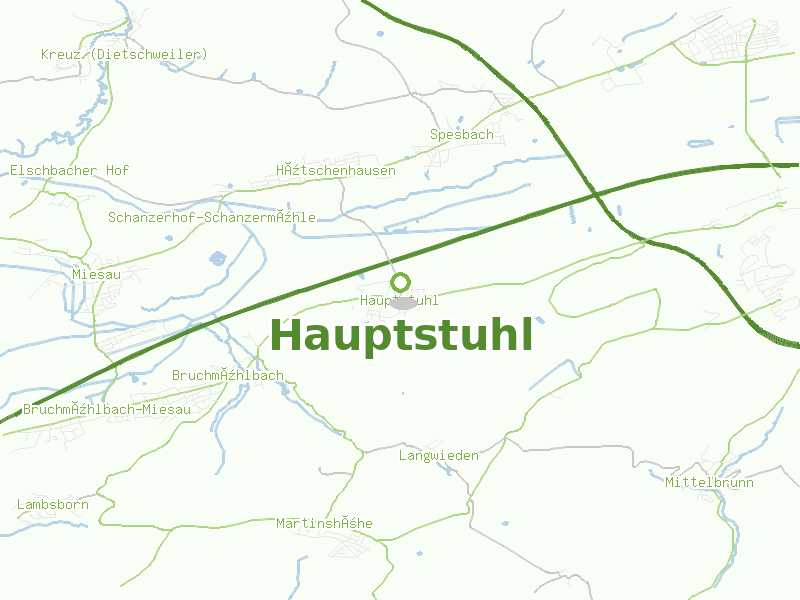 Karte von Hauptstuhl