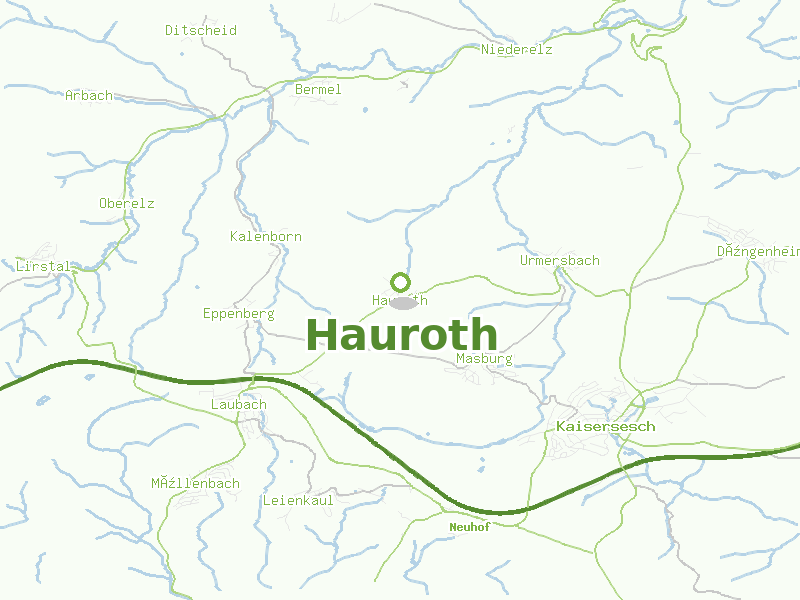 Karte von Hauroth