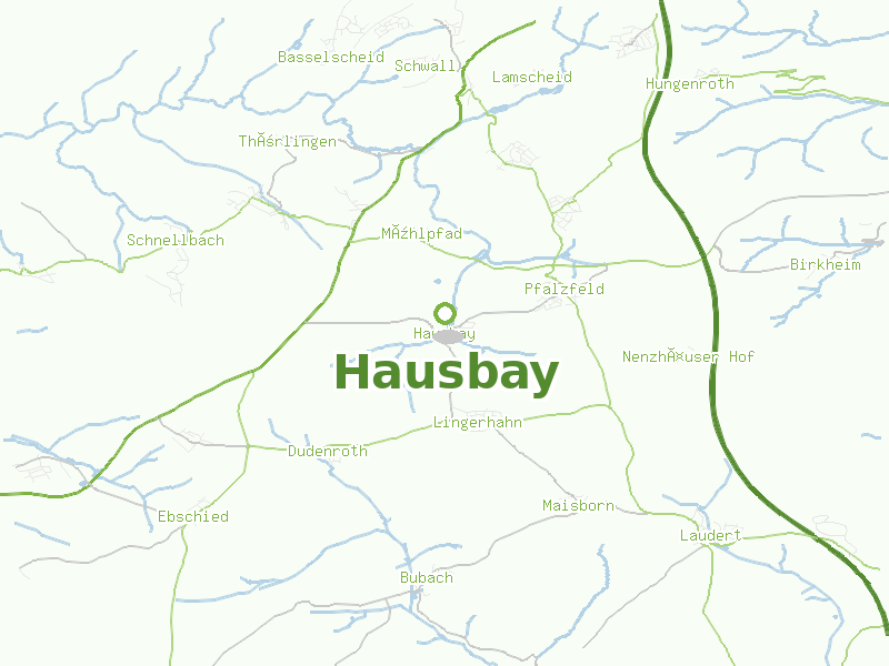 Karte von Hausbay