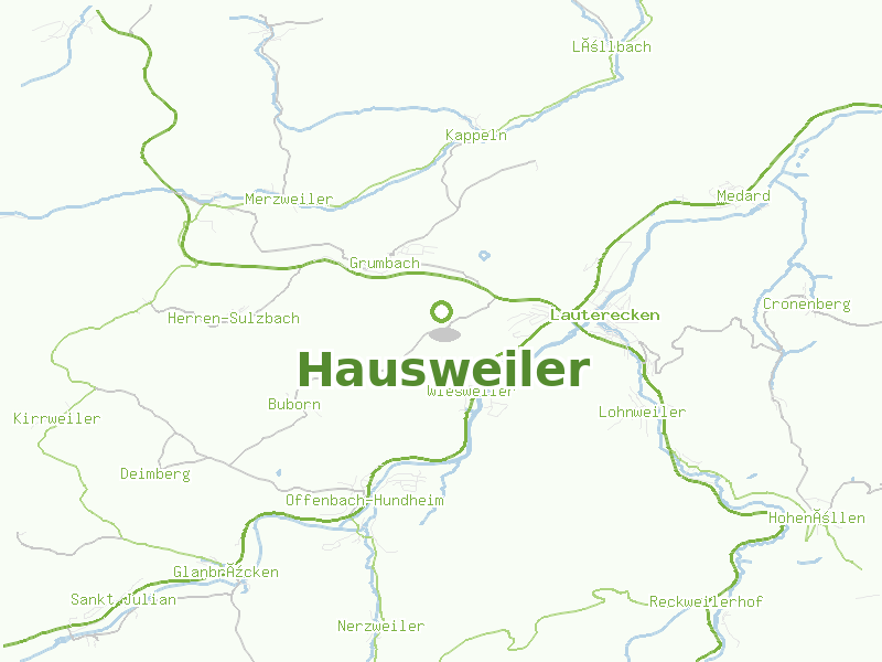 Karte von Hausweiler