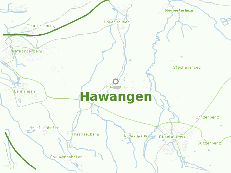 Karte von Hawangen