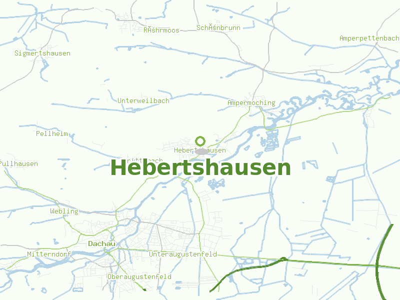 Karte von Hebertshausen