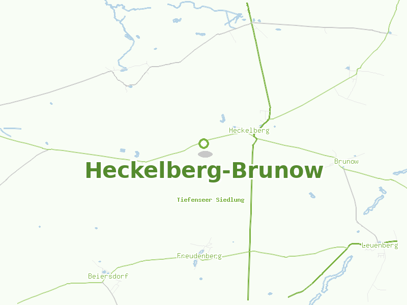 Karte von Heckelberg-Brunow