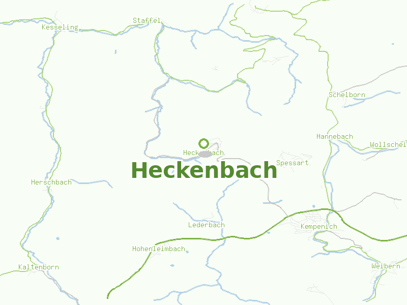 Karte von Heckenbach