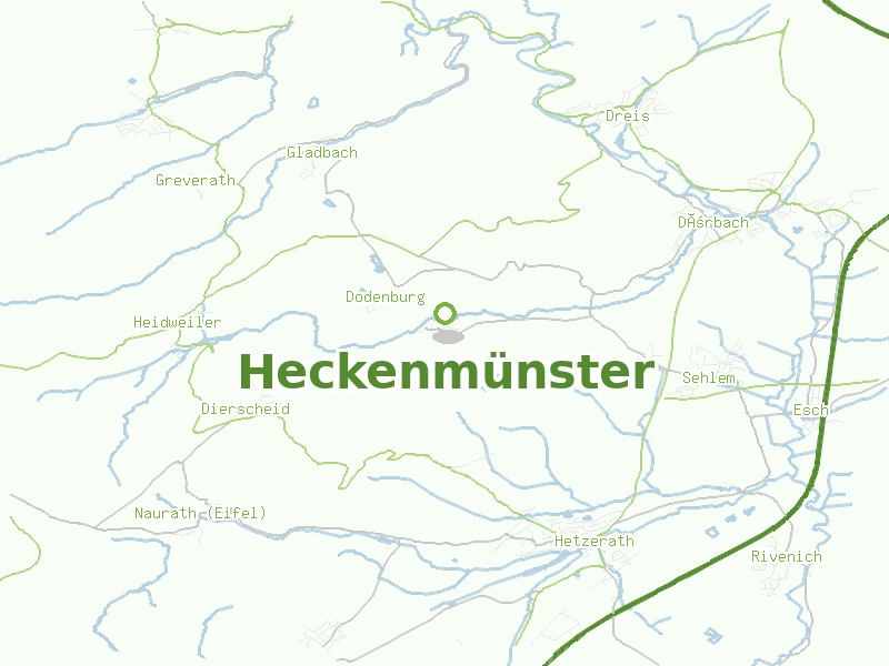 Karte von Heckenmünster