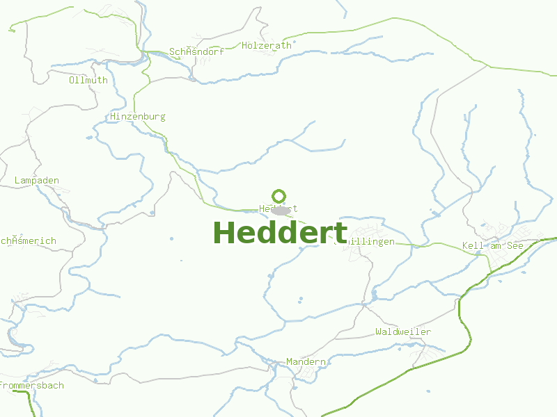 Karte von Heddert