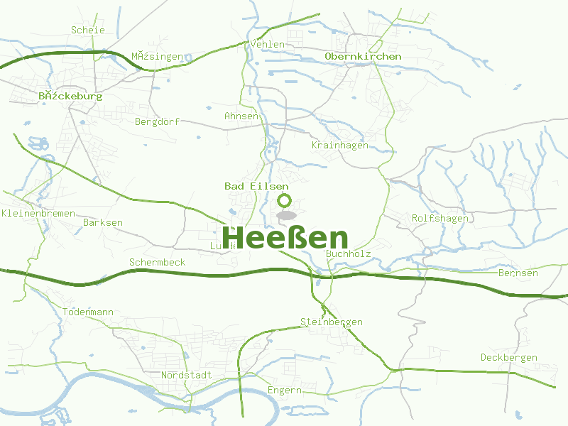 Karte von Heeßen