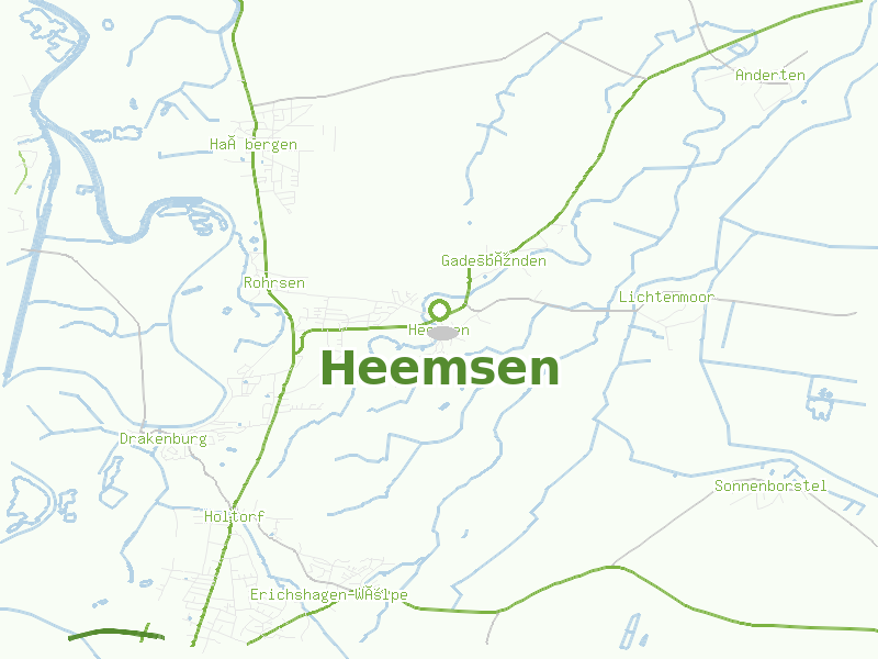Karte von Heemsen