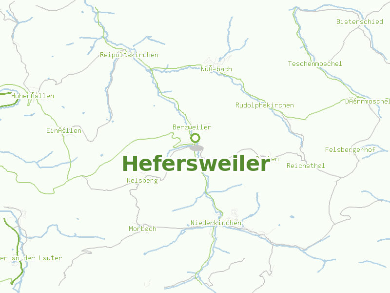 Karte von Hefersweiler