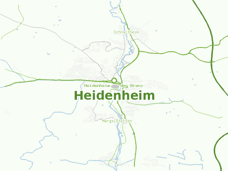 Karte von Heidenheim