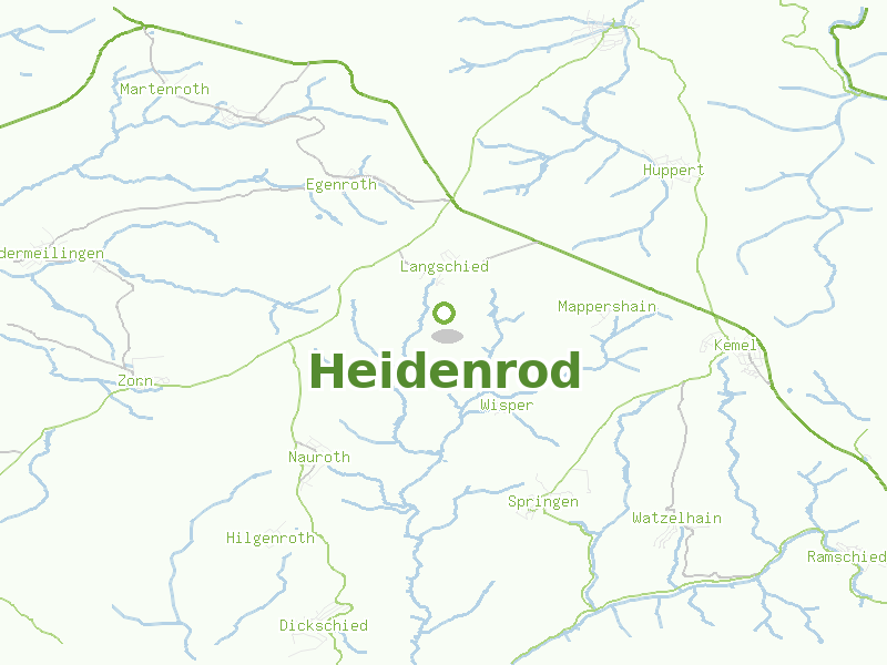 Karte von Heidenrod