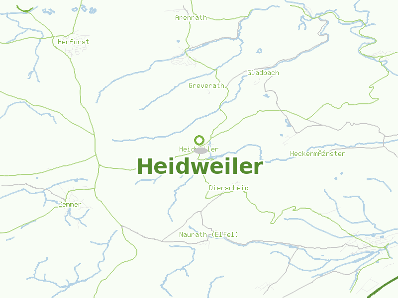 Karte von Heidweiler