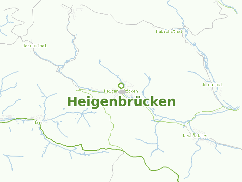 Karte von Heigenbrücken