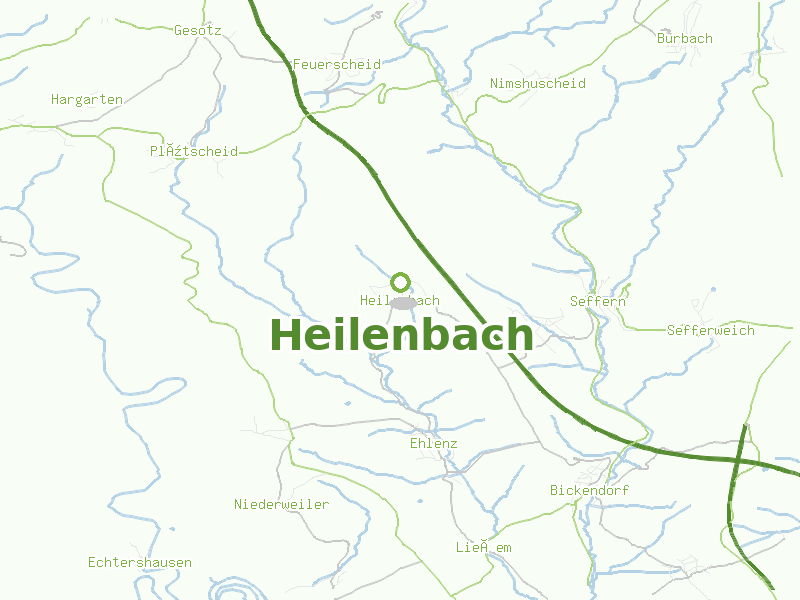 Karte von Heilenbach