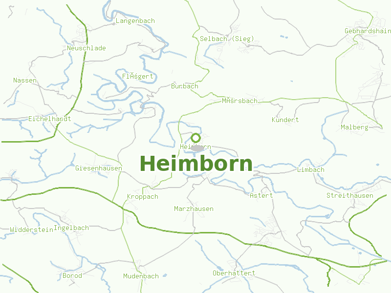 Karte von Heimborn