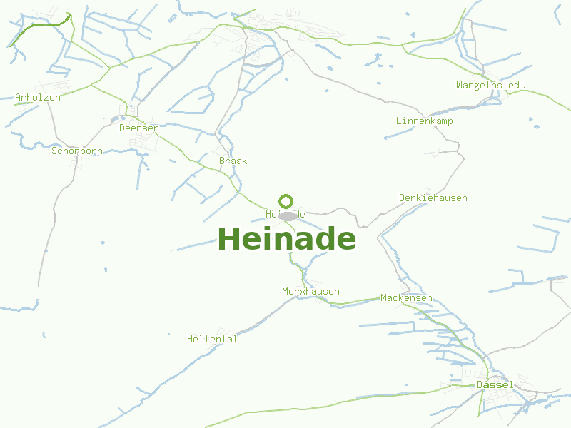 Karte von Heinade