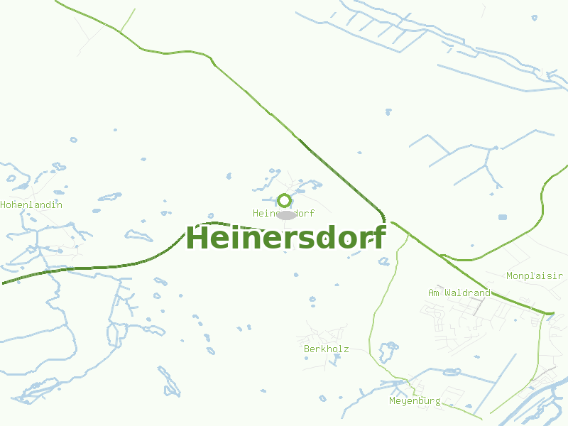 Karte von Heinersdorf