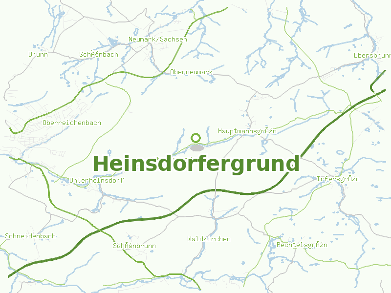Karte von Heinsdorfergrund