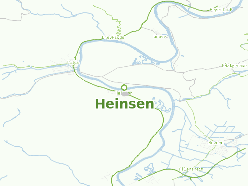 Karte von Heinsen
