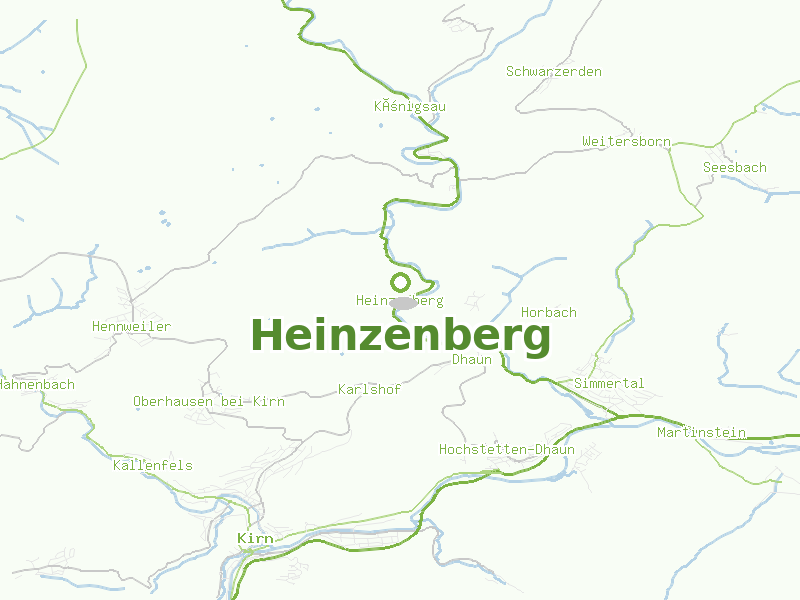 Karte von Heinzenberg