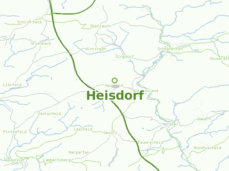 Karte von Heisdorf